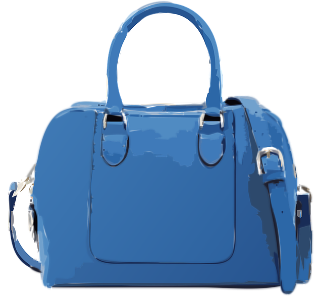kabelka modrá